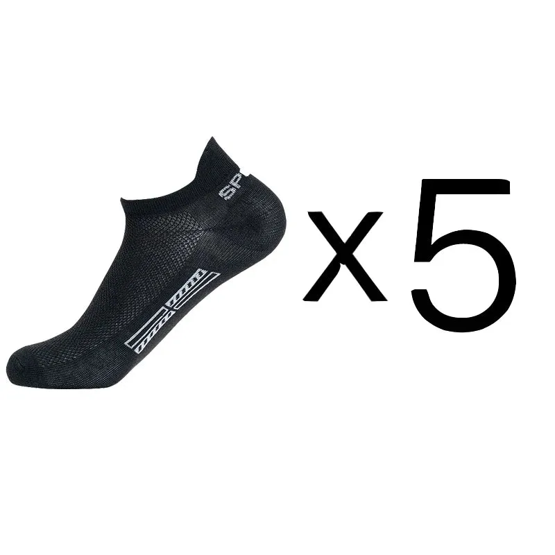 5 Pairs Breathable Cotton Sports Socks