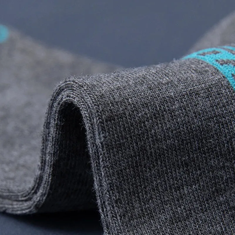 5 Pairs Breathable Cotton Sports Socks