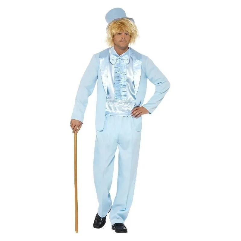 90s Stupid Tuxedo Harry Dumb and Dumber Costume Adult Blue