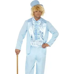 90s Stupid Tuxedo Harry Dumb and Dumber Costume Blue Suit