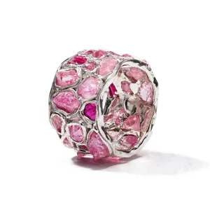 Alcina Ruby Pink Sapphire Silver Ring