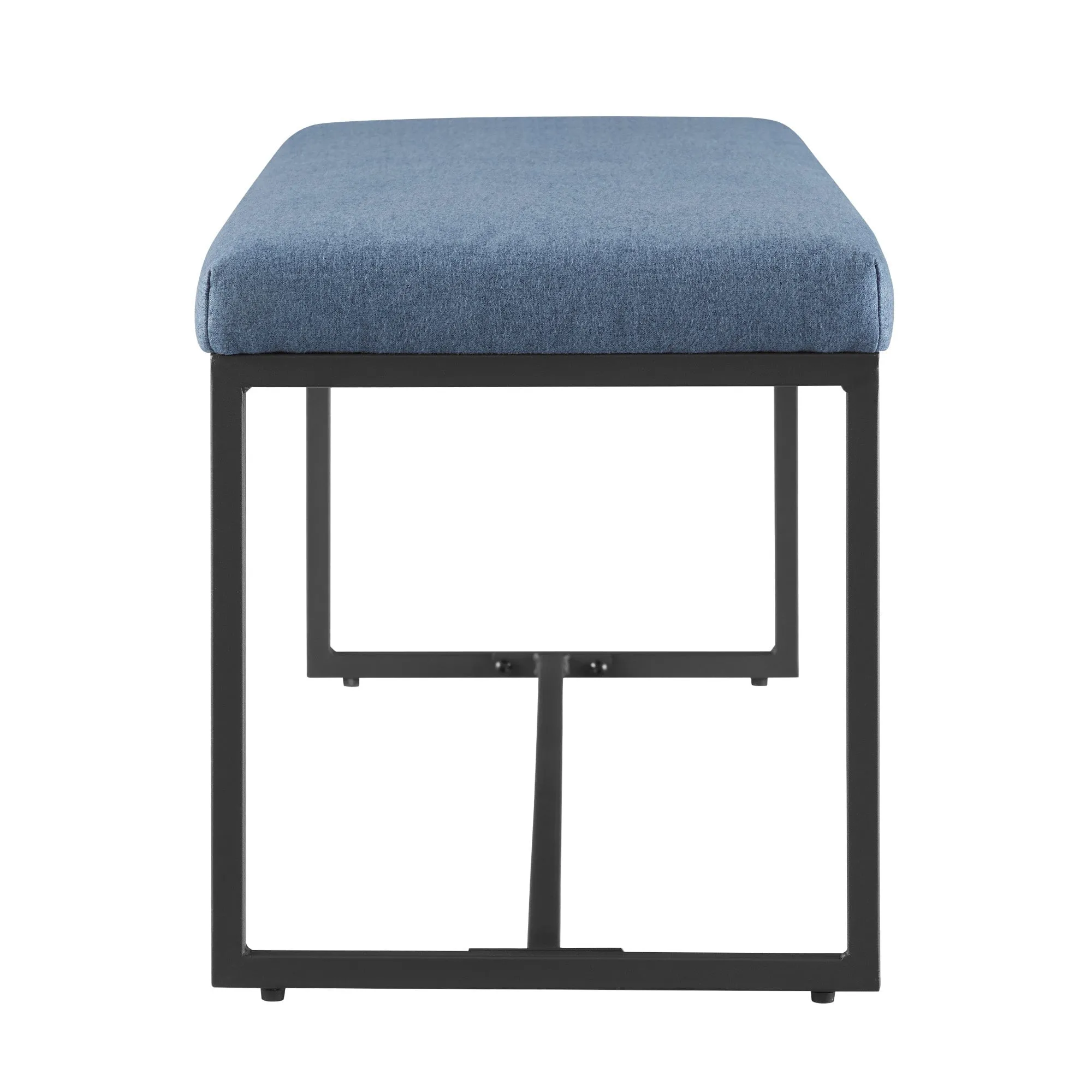 Ambrose Modern Minimalist Upholstered Fabric Entry Bench