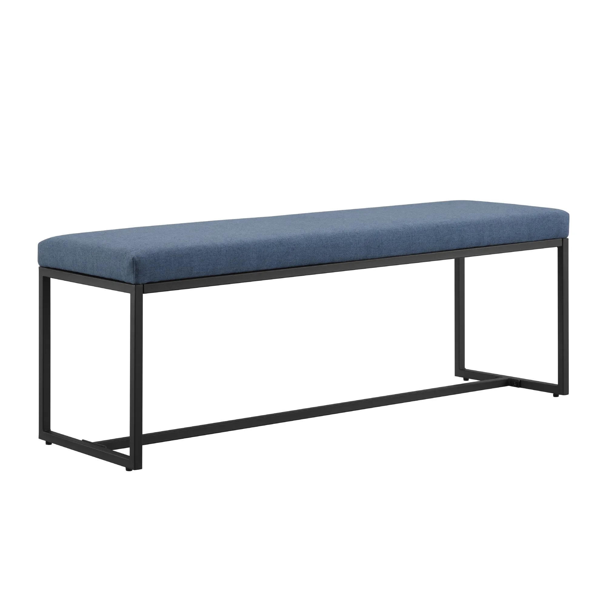 Ambrose Modern Minimalist Upholstered Fabric Entry Bench