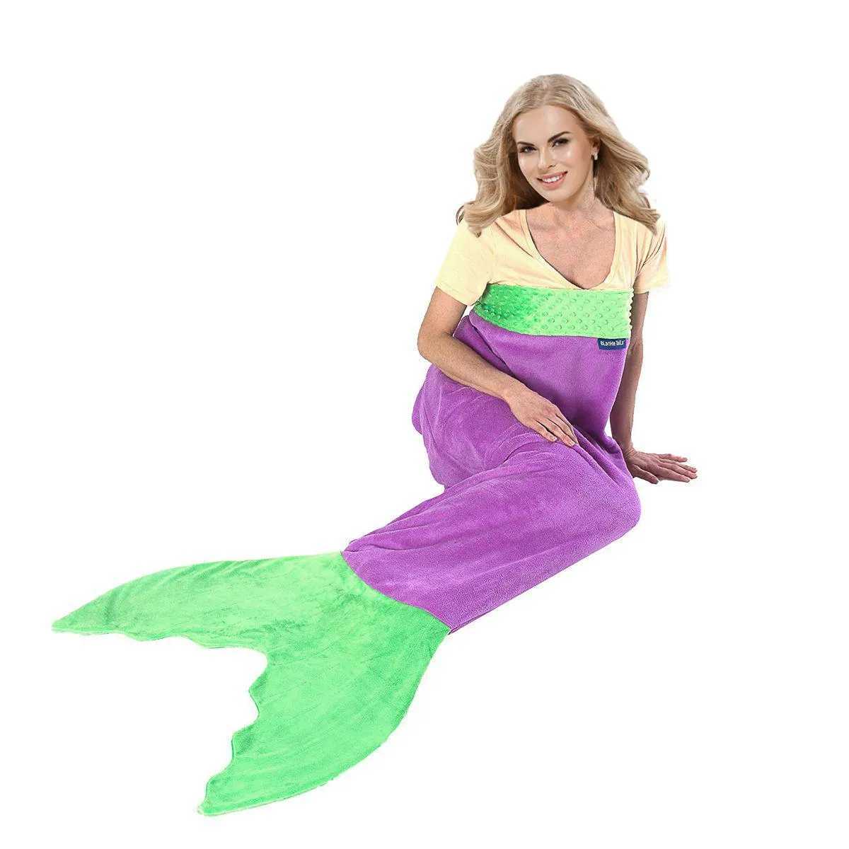 Blankie Tails The Original Mermaid Tail Blanket For Girls Fleece Plush Mermaid Blanket For Kids Adults