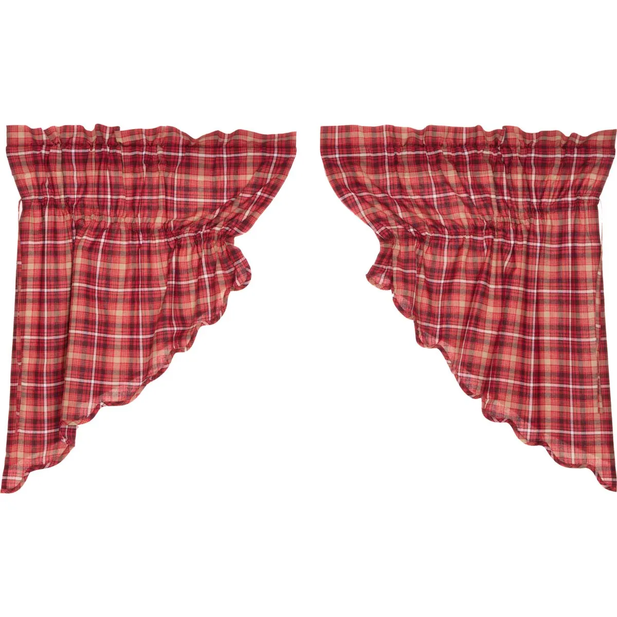 Braxton Scalloped Swag Set of 2