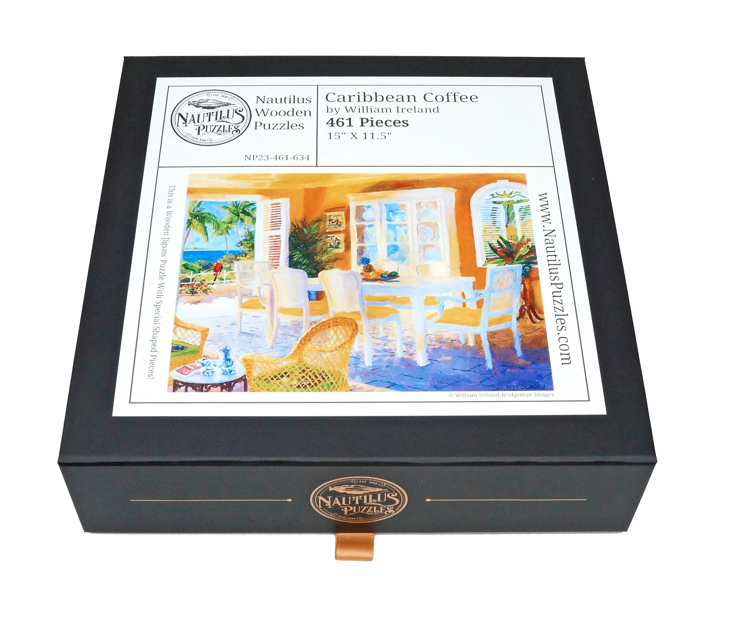 Caribbean Coffee (461 Piece Wooden Jigsaw Puzzle)