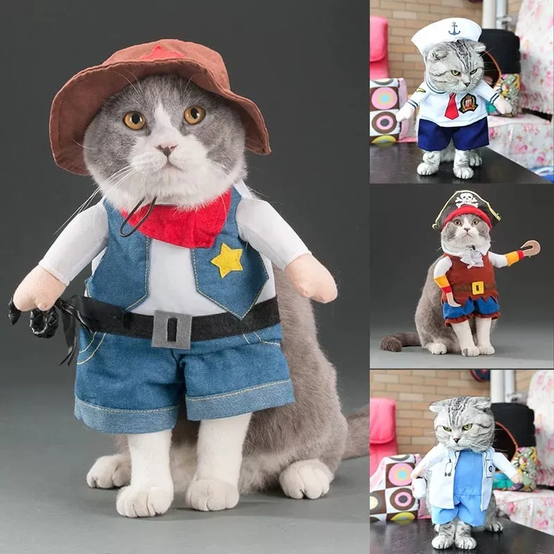 Cat Halloween’s Costumes - Stand-Up Costumes