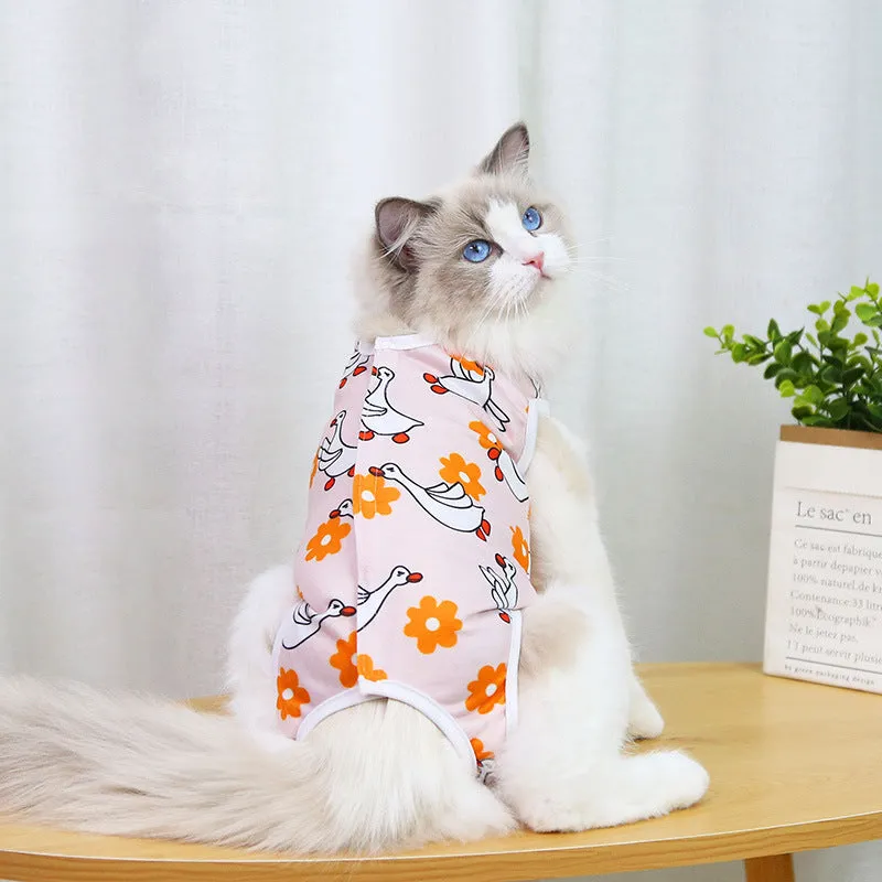 Cat Sterilization Clothes after Surgery Fruit Series Four Seasons Pet Clothes