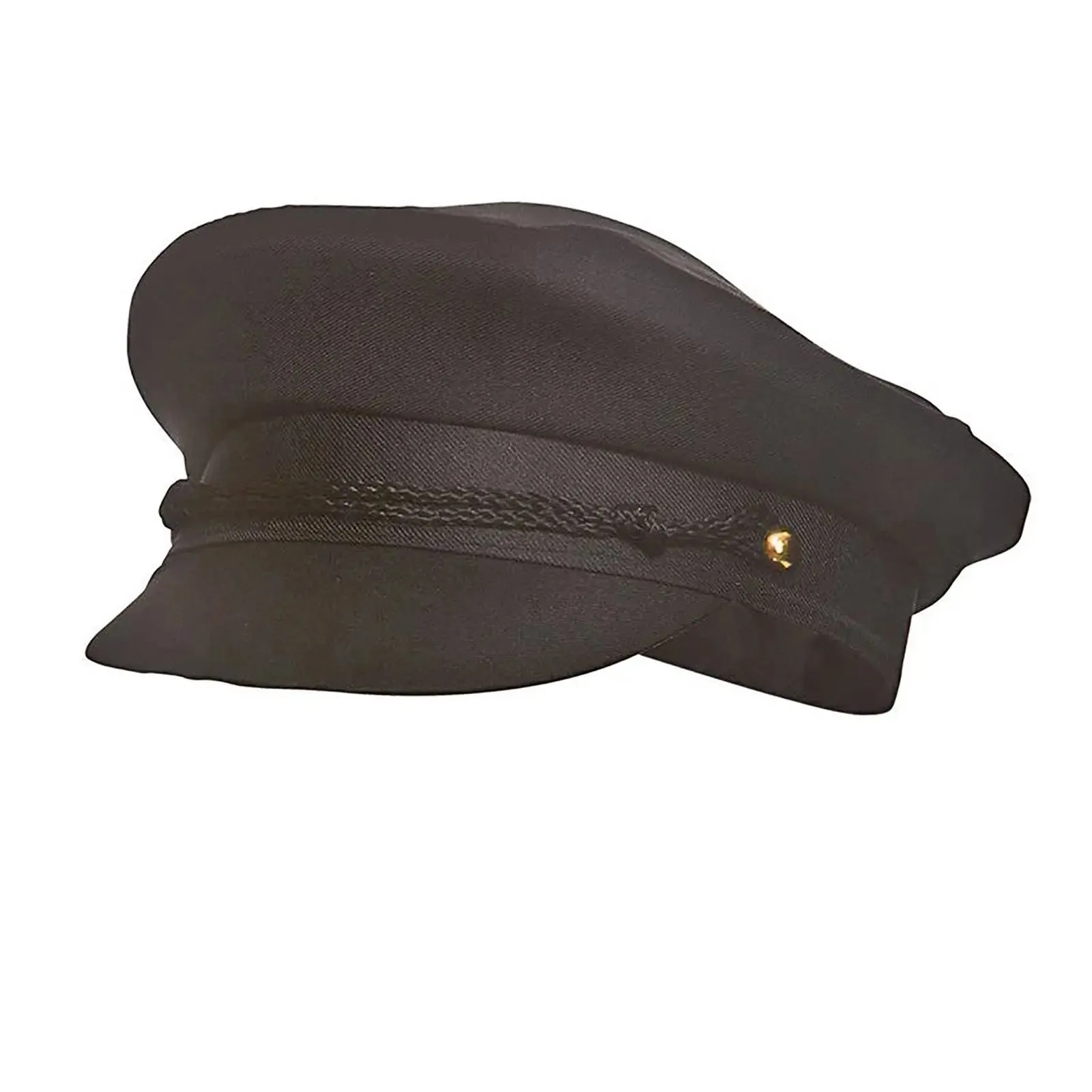 Chauffeur Doorman Cap Black Hat 60s Retro Fancy Dress