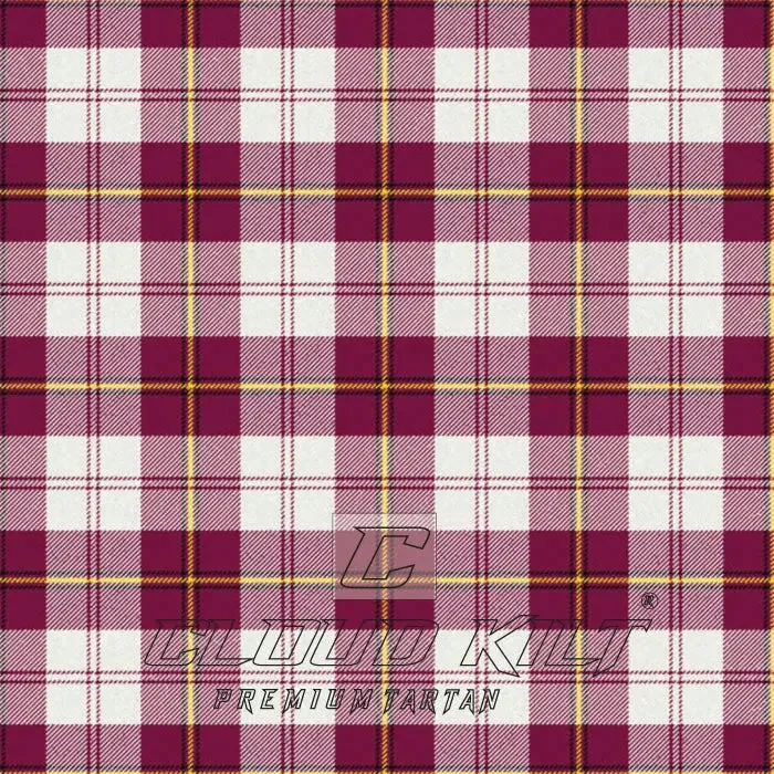 Cunningham Dress Burgundy Tartan