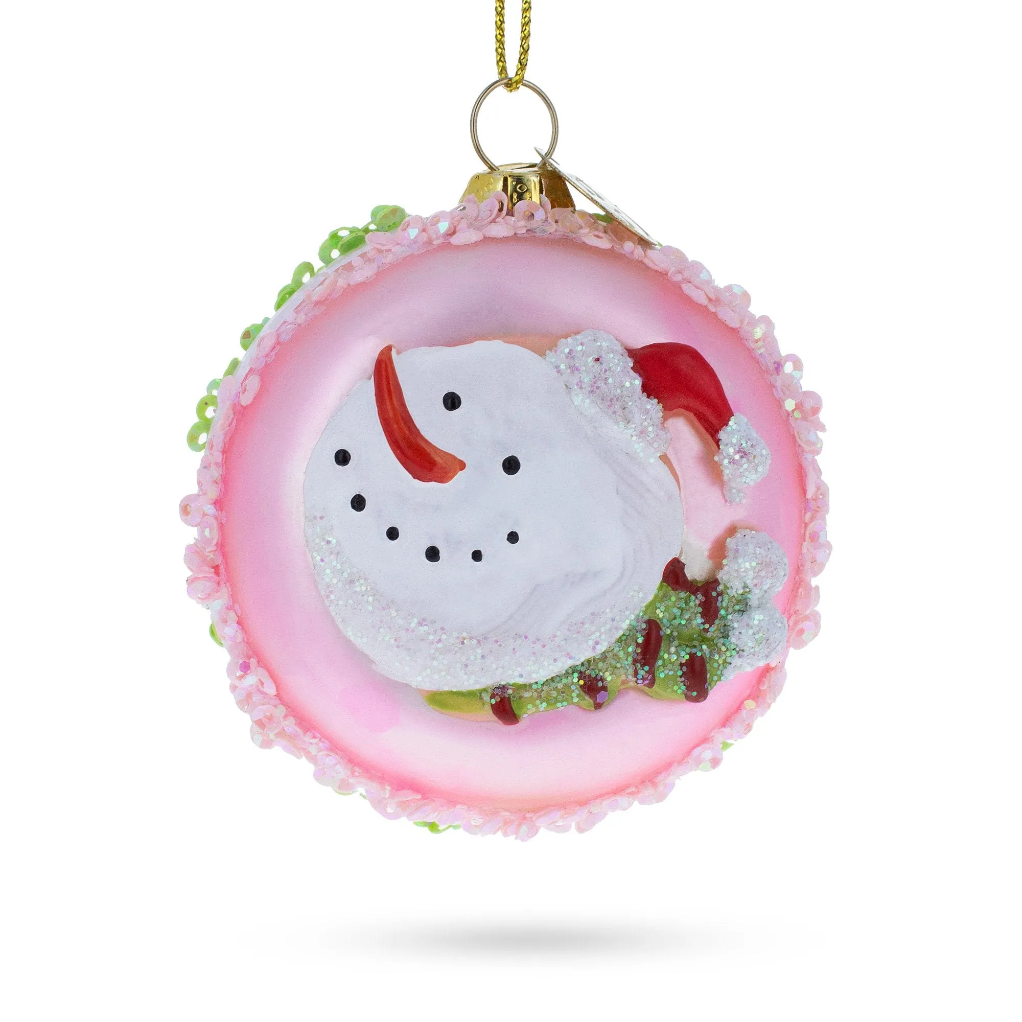 Delicious Macarons - Blown Glass Christmas Ornament