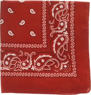 Forum Novelties Red Paisley Bandana