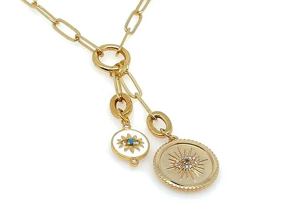 Glamorous Evil Eye Pendant