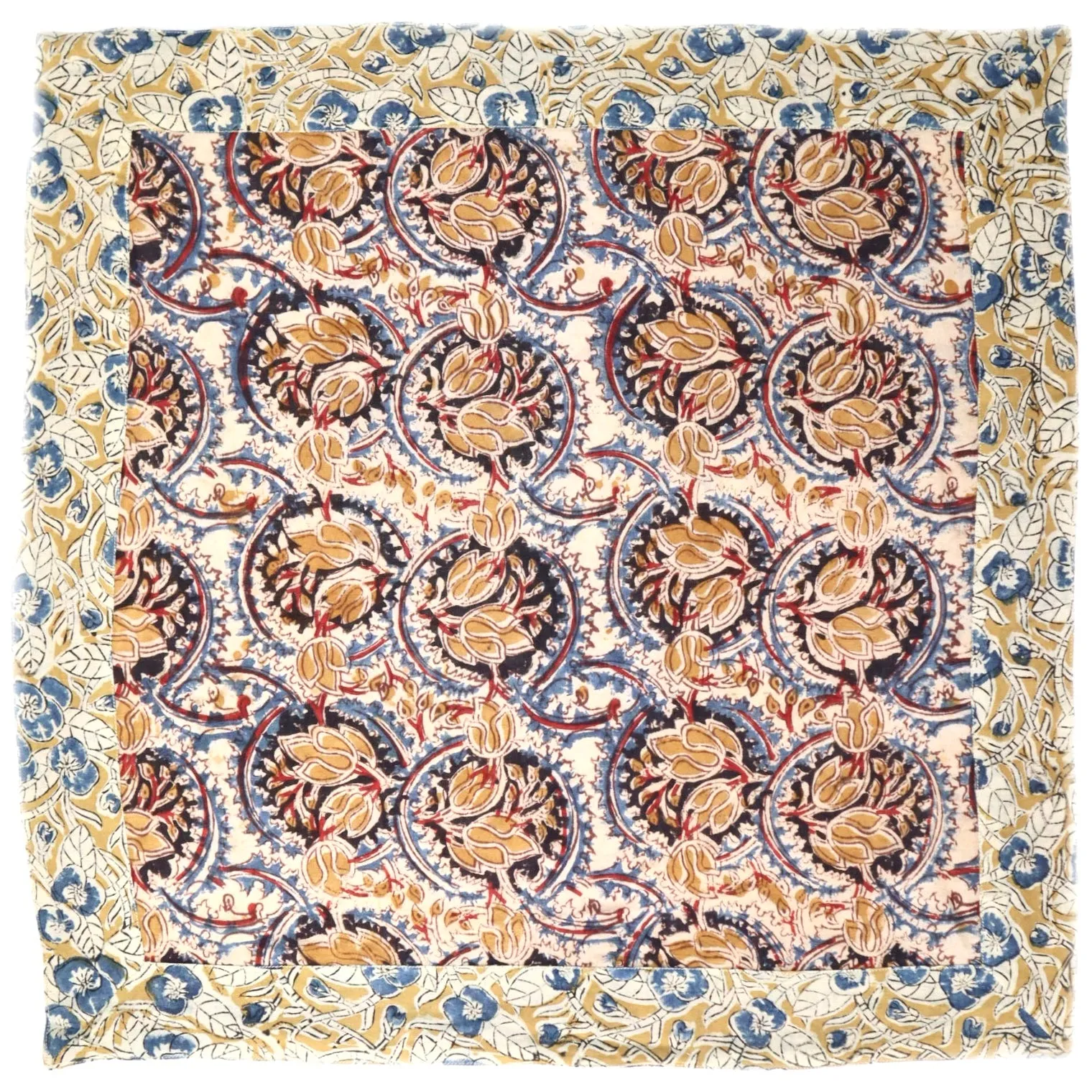 Golden Vineburst - Appliqué Border Bandana (KK1503-22)