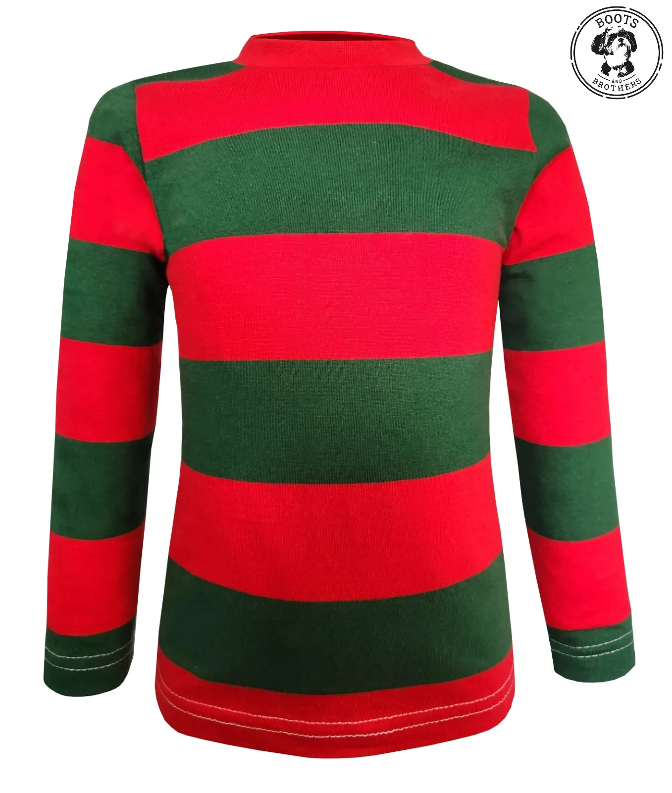 Infants/Toddlers/Kids Red & Green Nightmare on the Street Striped T-Shirt Costume