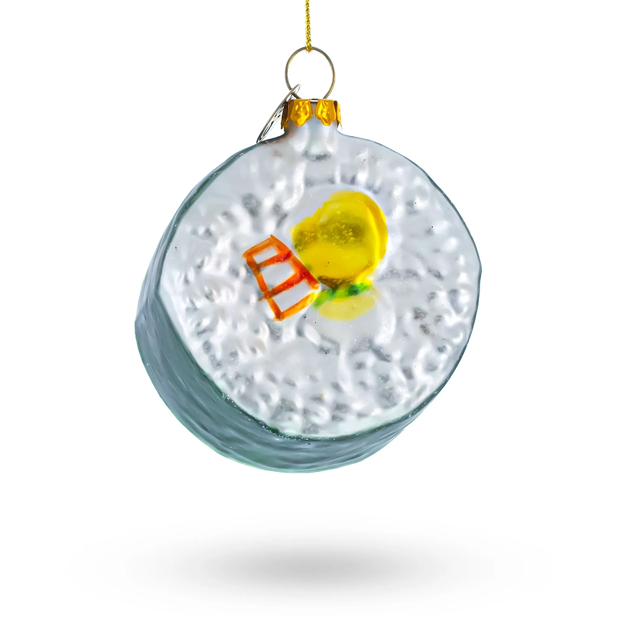 Japanese Culinary Elegance: Sushi Roll - Blown Glass Christmas Ornament