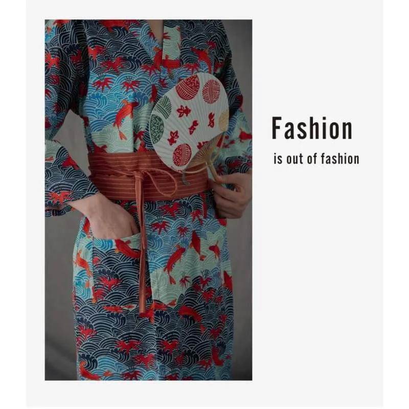 Koi & Sea Women Casual Yukata