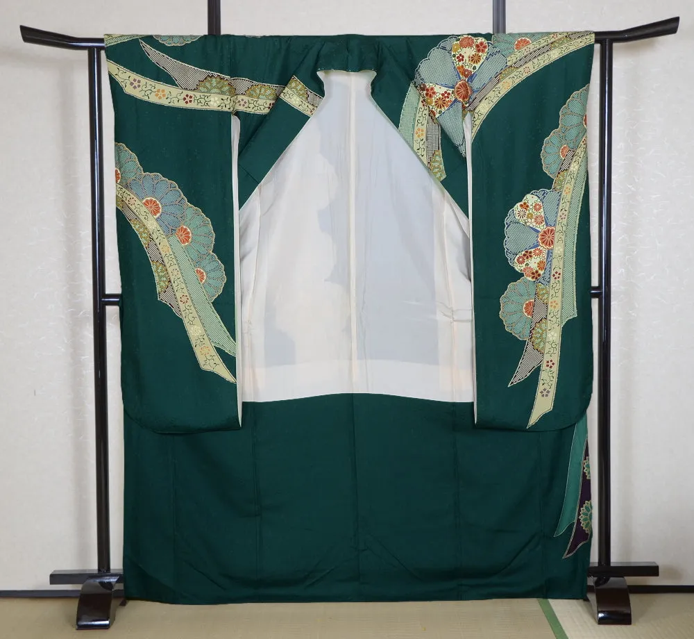 Long-sleeved kimono 6 items set / Furisode / FK#1-895