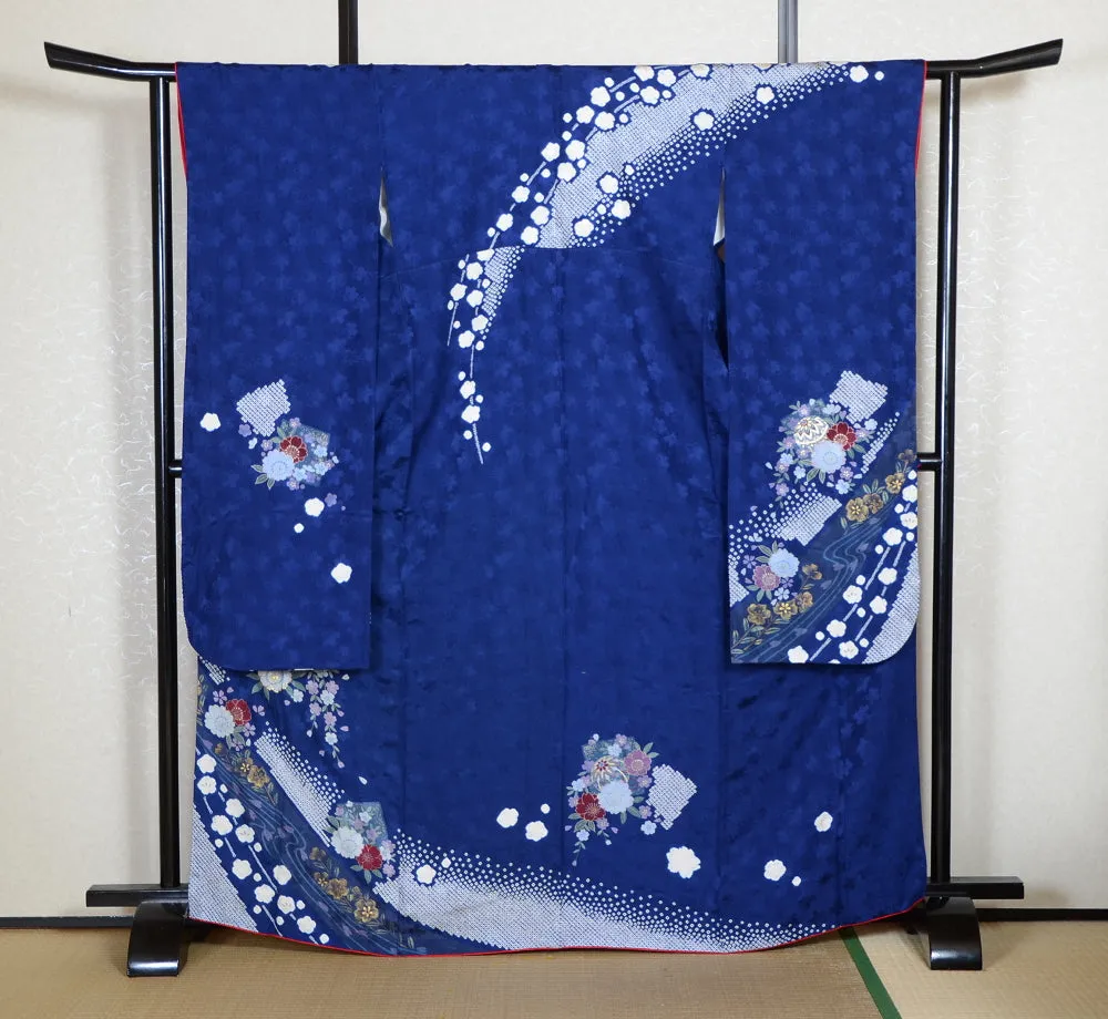 Long-sleeved kimono 6 items set / Furisode / FK#1-966