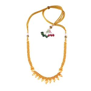 Lovely Designer 22k Gold Thusi Necklace For Women