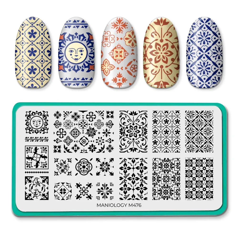 Maniology Talavera Nail Stamping Plate