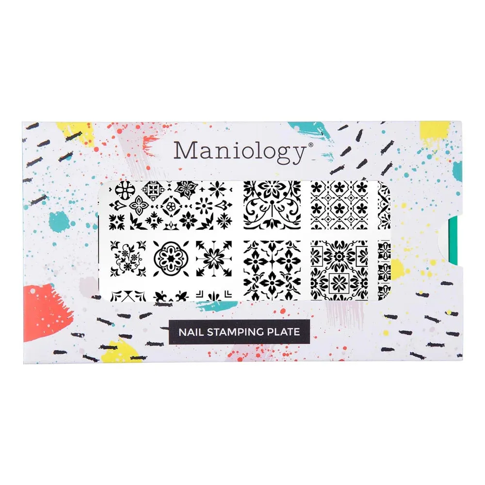 Maniology Talavera Nail Stamping Plate