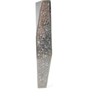 Mezuzah - Geometric - Pomegranates - Aluminium