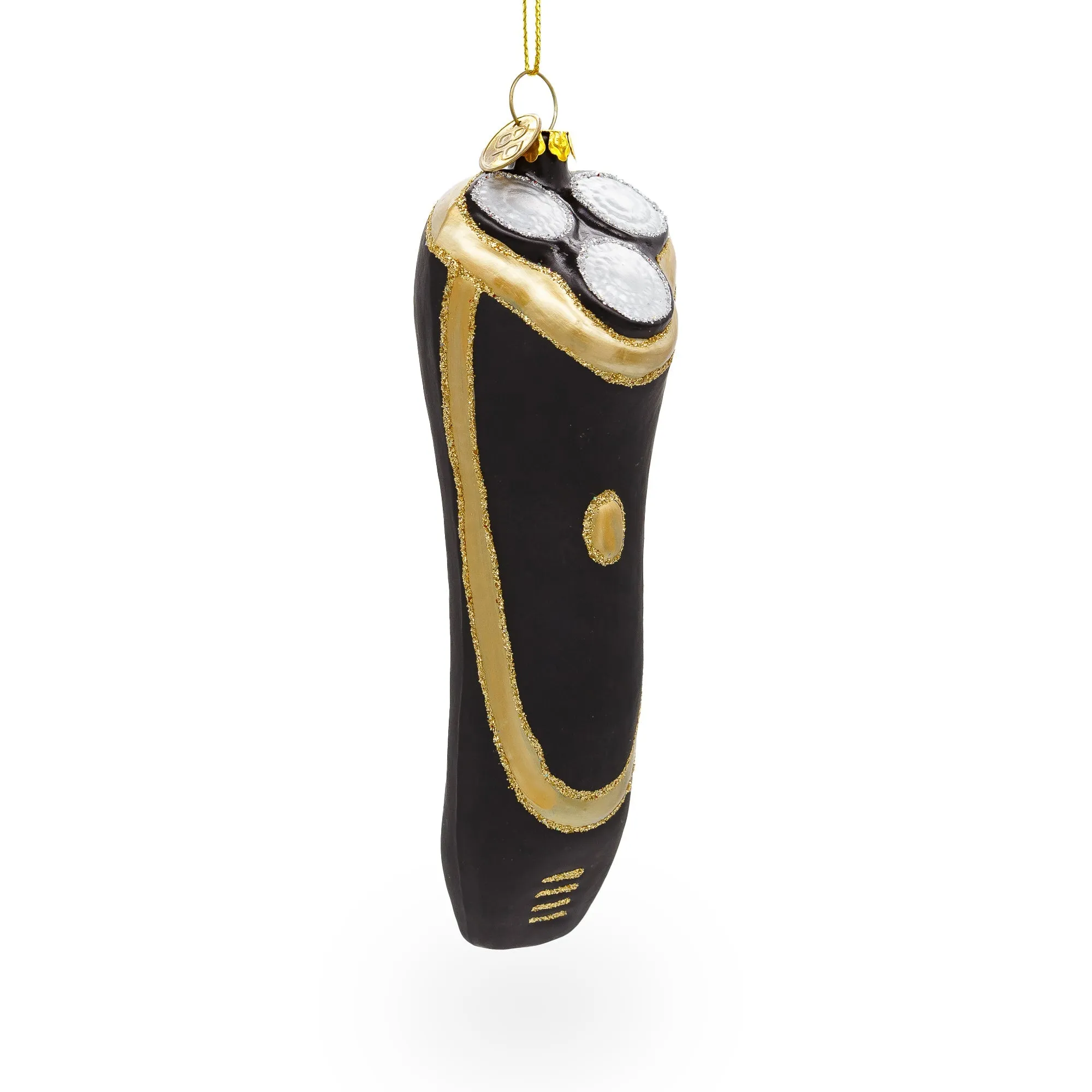 Modern Electric Shaver - Blown Glass Christmas Ornament