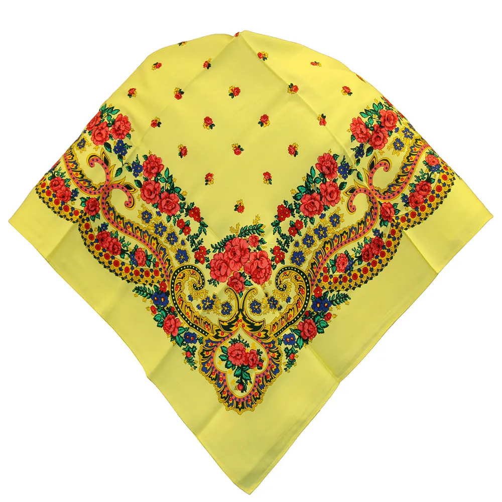 Portuguese Folklore Regional Half Head Viana Scarf Shawl