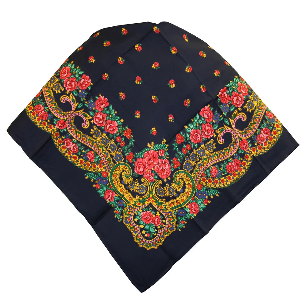 Portuguese Folklore Regional Half Head Viana Scarf Shawl