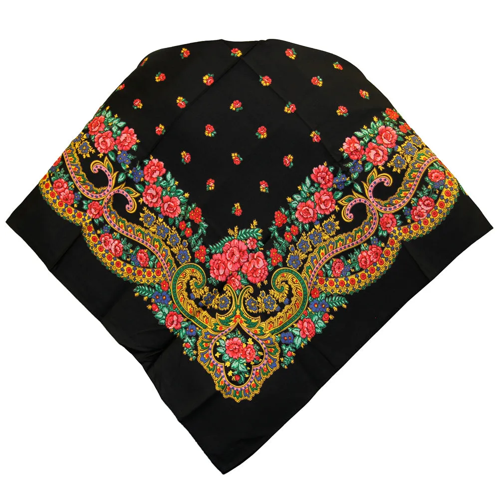 Portuguese Folklore Regional Half Head Viana Scarf Shawl