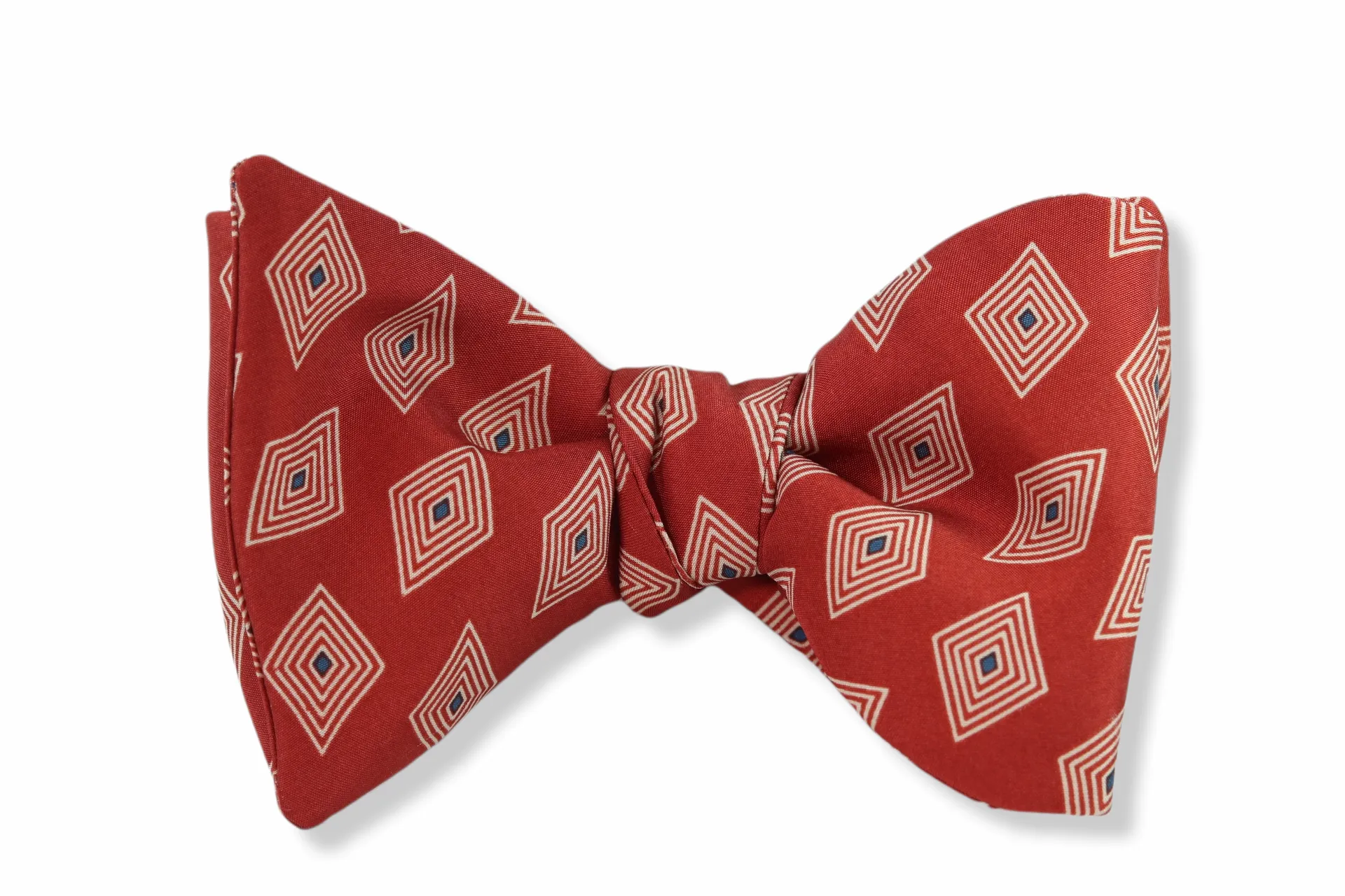 Presidio Diamond Silk Bow Tie