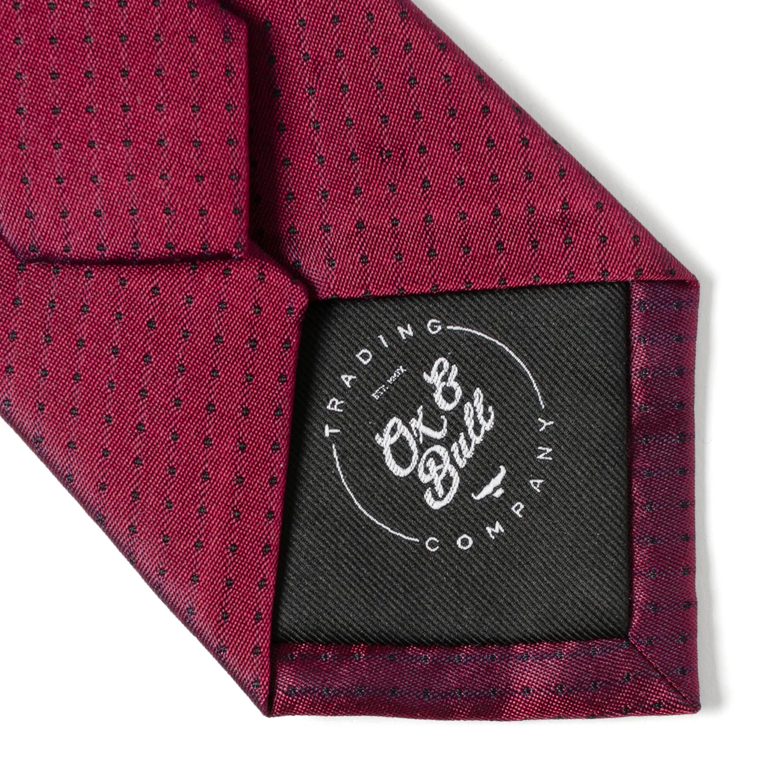 Red Pin Dot Men's Tie