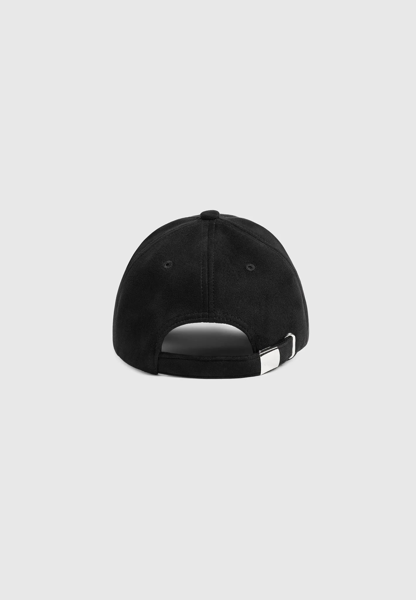 Signature Suede Cap - Black