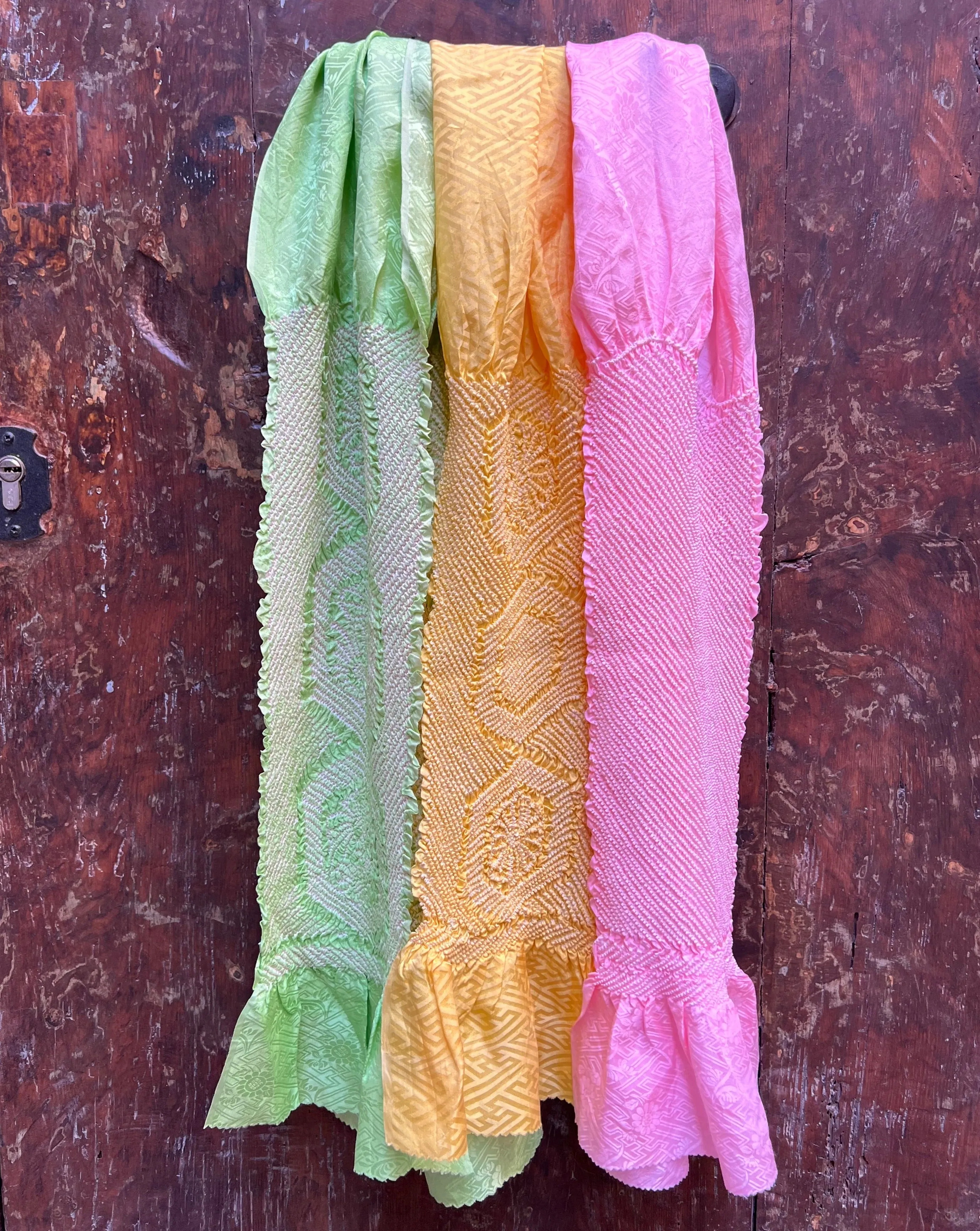 SILK OBIAGE / SCARF・IYOKANN 伊予柑