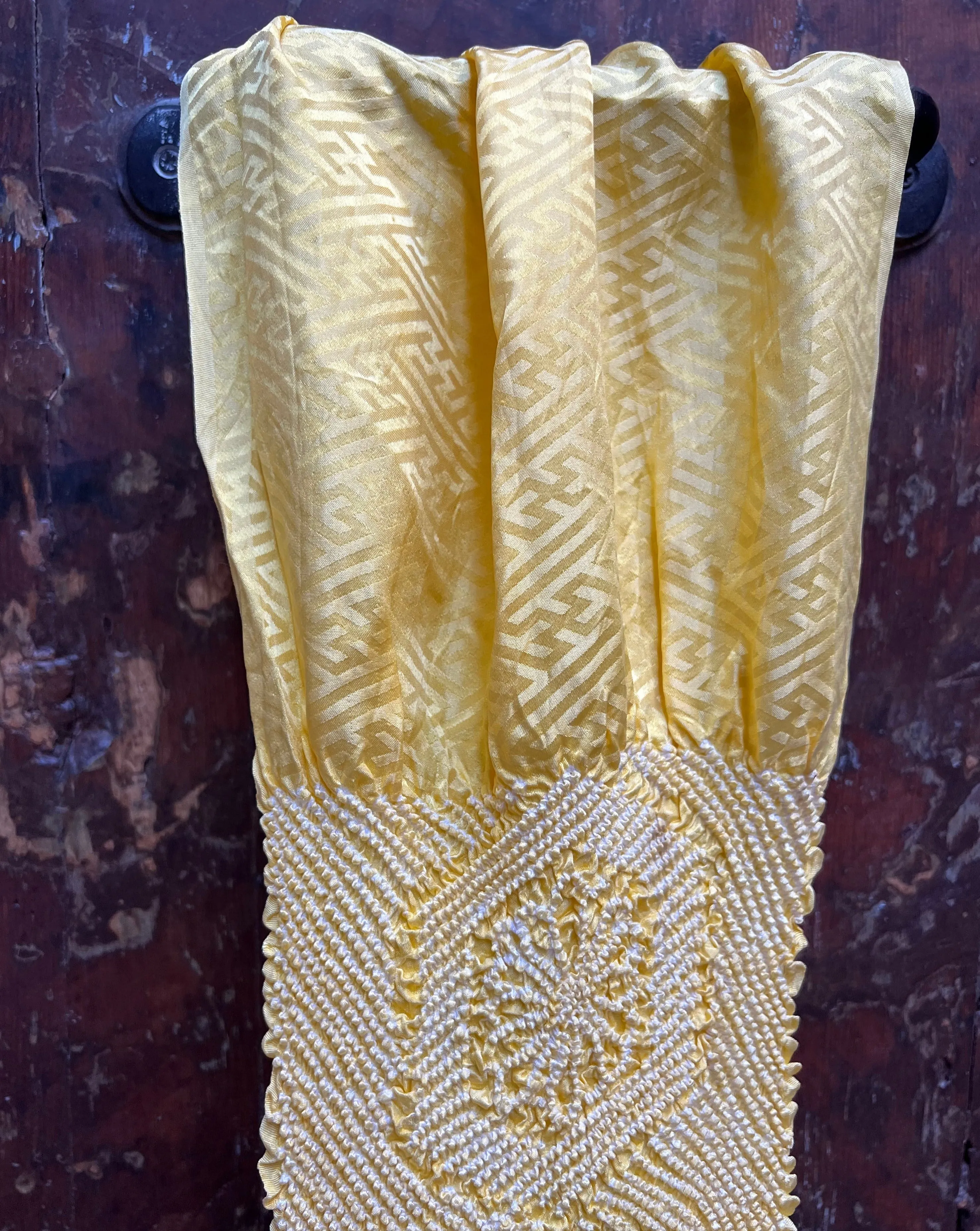 SILK OBIAGE / SCARF・IYOKANN 伊予柑