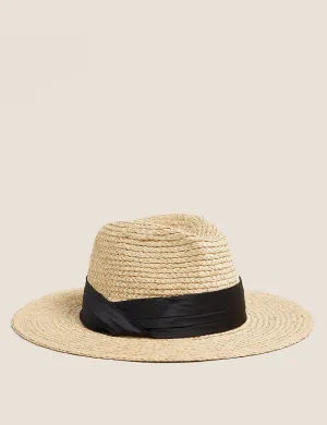 Straw Fedora Hat