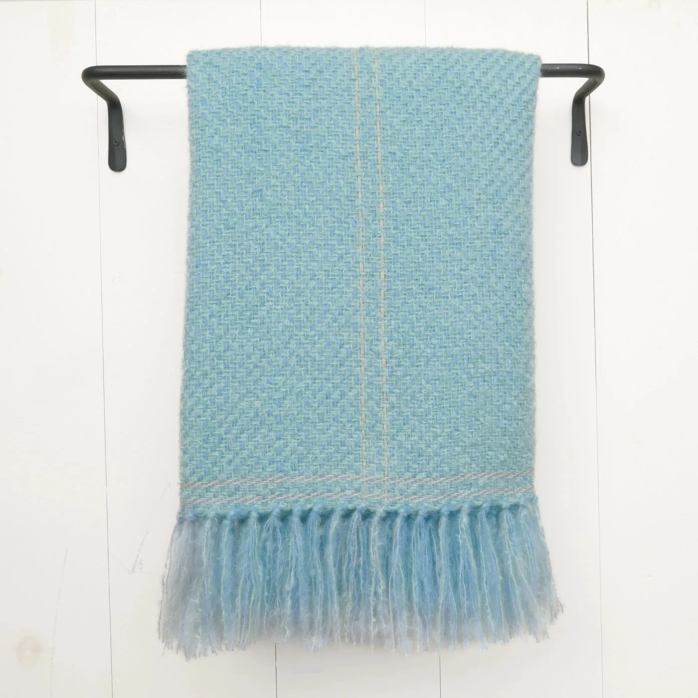 Surf Spray Handwoven Mohair Throw