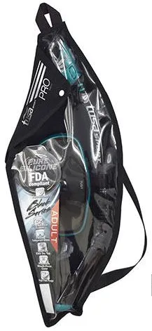 TUSA SPORT Serene Dive Mask and Snorkel Set ADULT Black Series (UC1625)