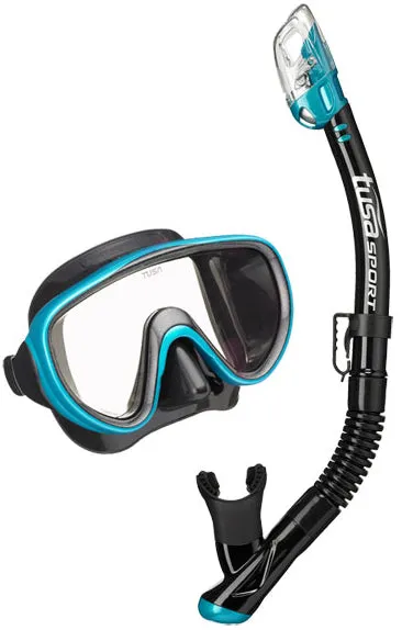 TUSA SPORT Serene Dive Mask and Snorkel Set ADULT Black Series (UC1625)