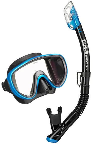 TUSA SPORT Serene Dive Mask and Snorkel Set ADULT Black Series (UC1625)