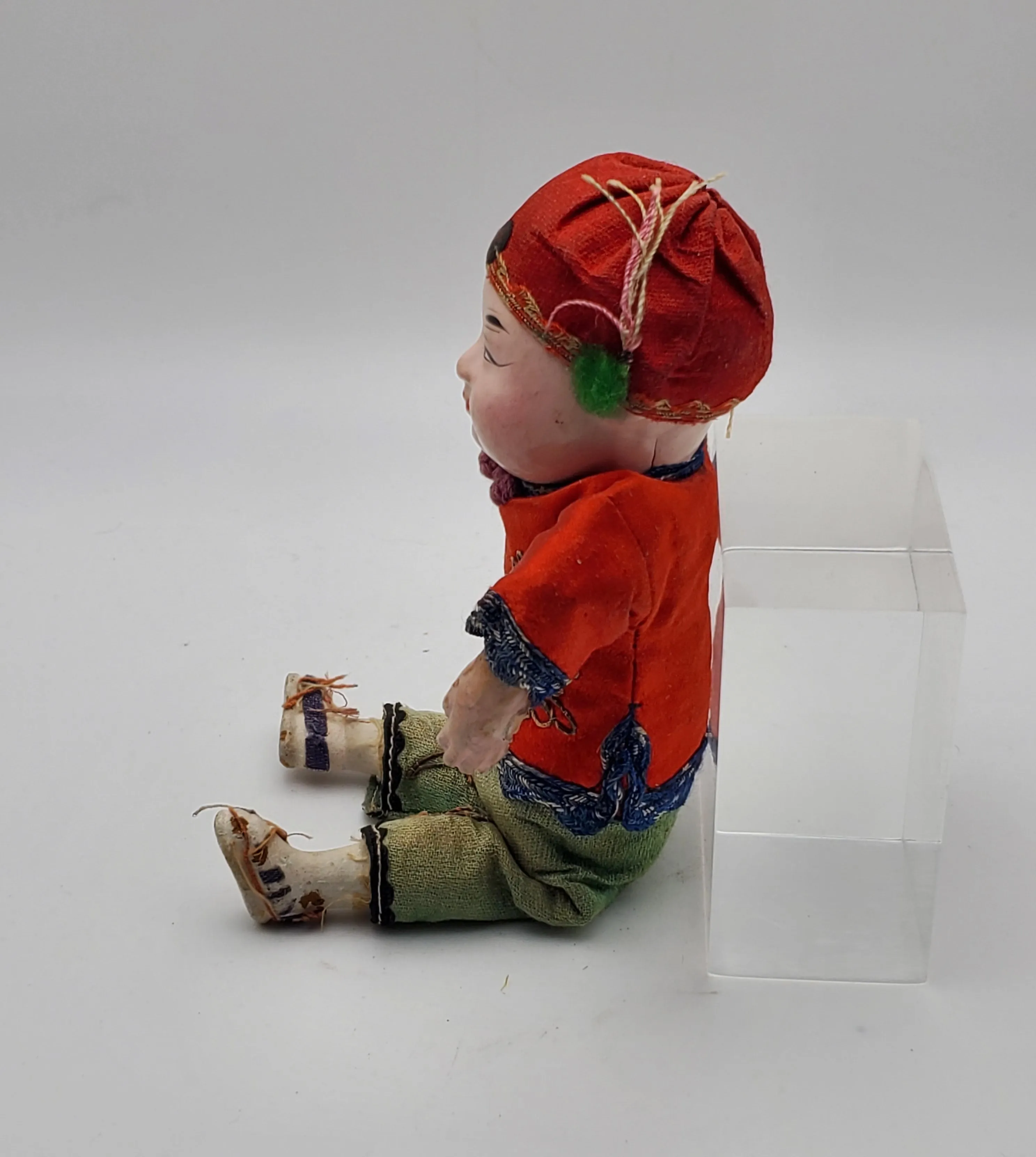 Vintage Chinese Papier Mache Doll