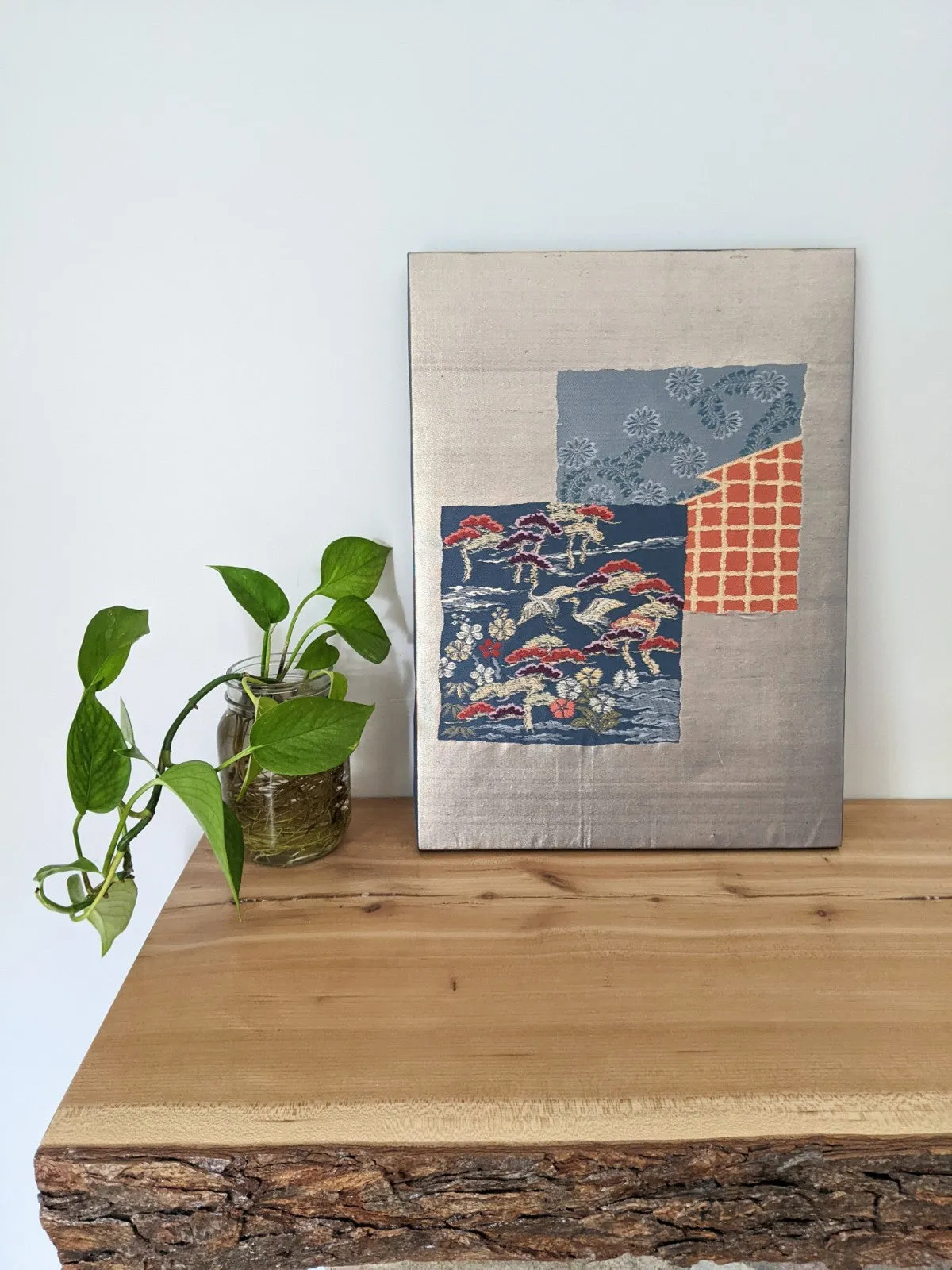 Windows to Japanese landscape obi wall art