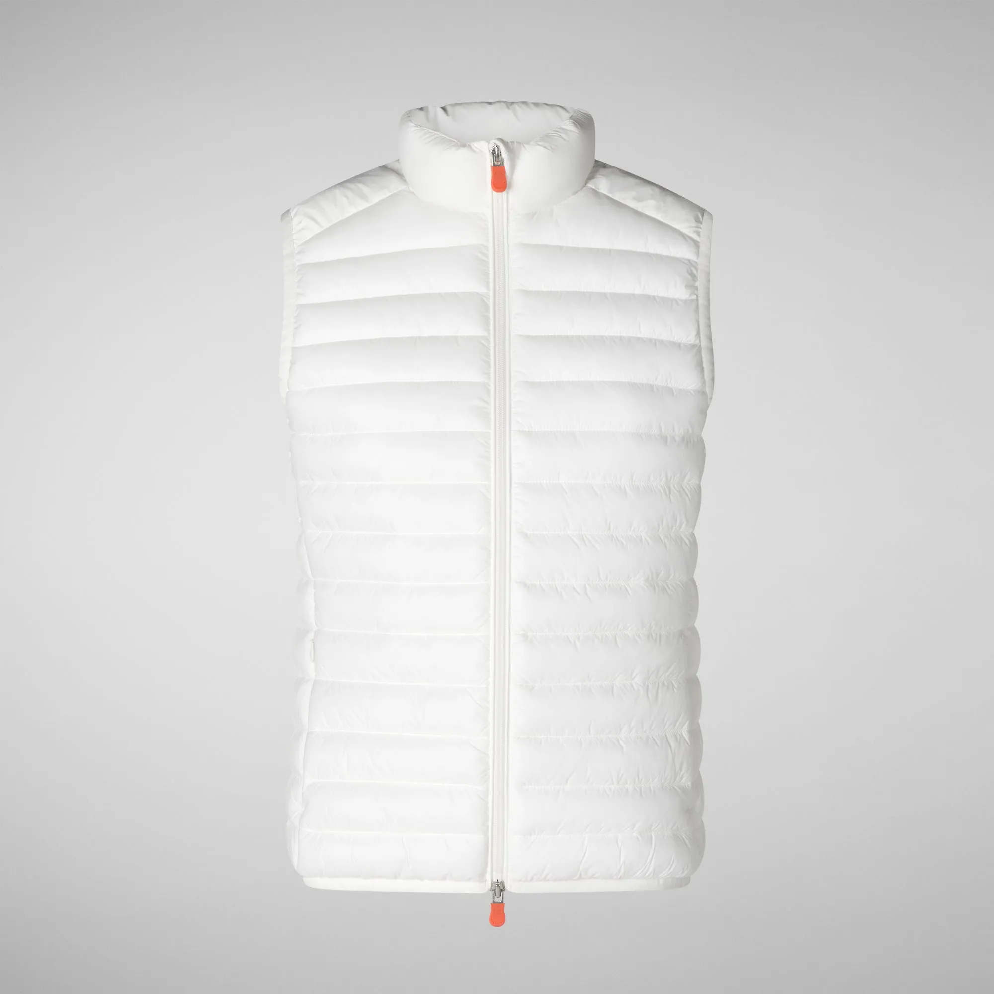 Women's Animal free Puffer Vest Charlotte in Off White