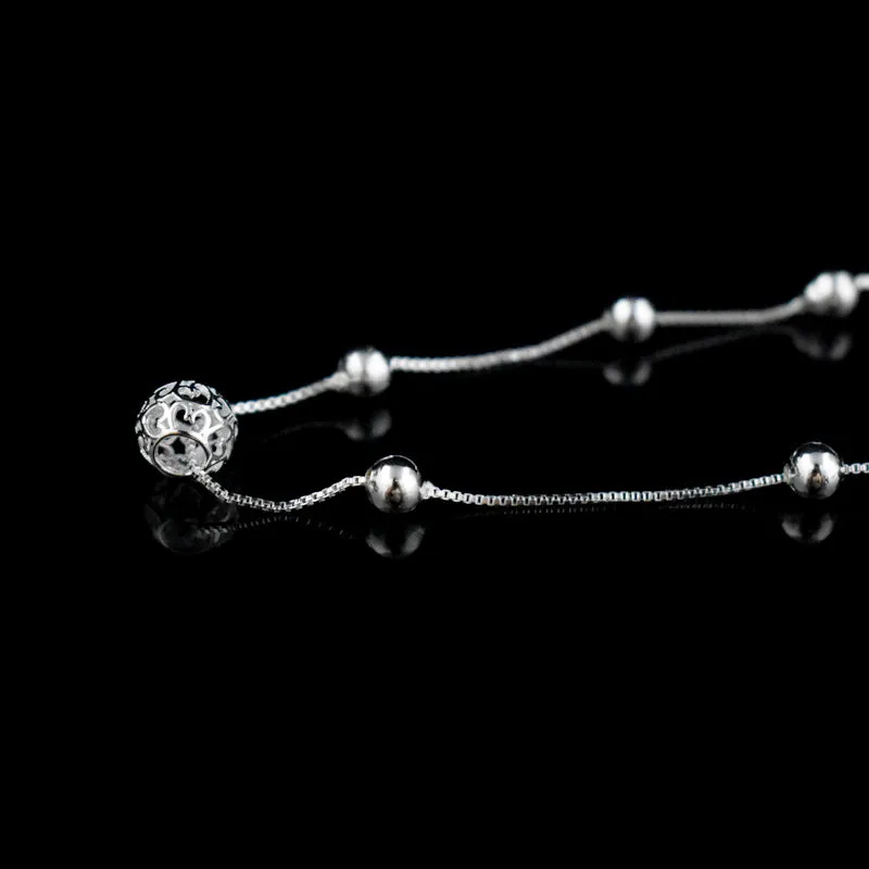 Women's Elegant Silver Anklet