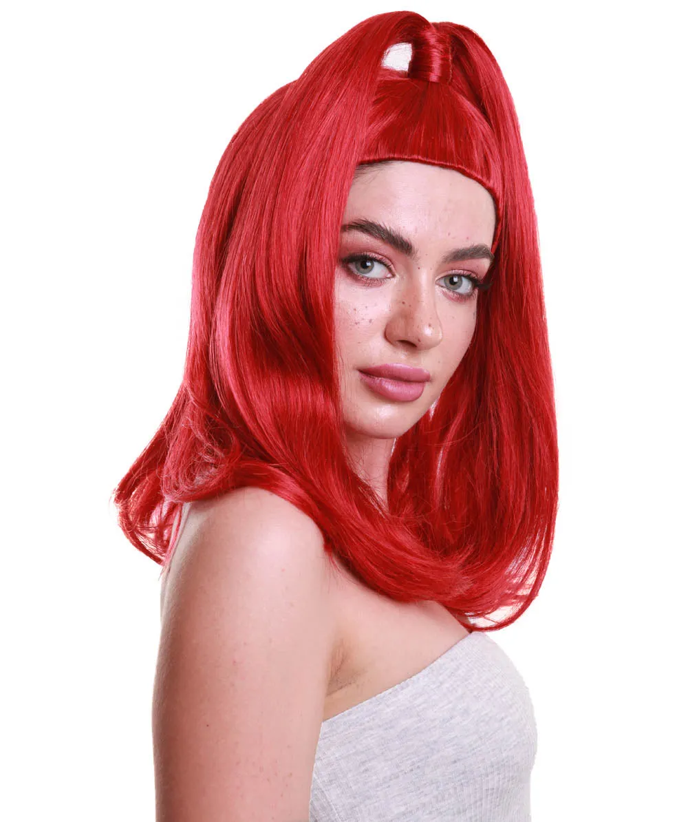 Womens TV Movie Character wig | Red Wigs | Premium Breathable Capless Cap