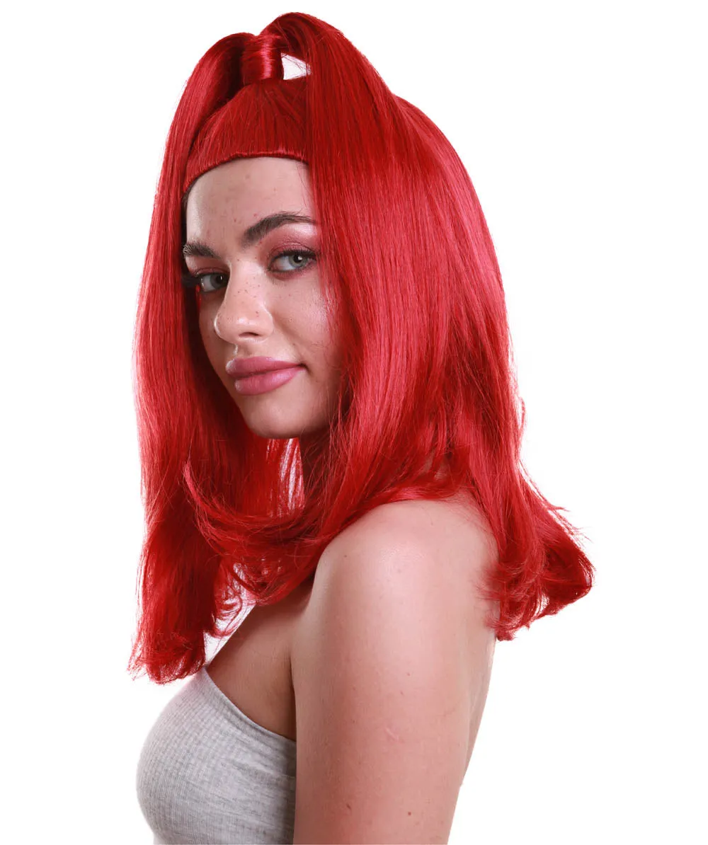 Womens TV Movie Character wig | Red Wigs | Premium Breathable Capless Cap